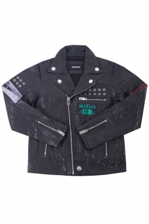 Patched biker jacket, zdjęcie 1 Patched biker jacket od Diesel
